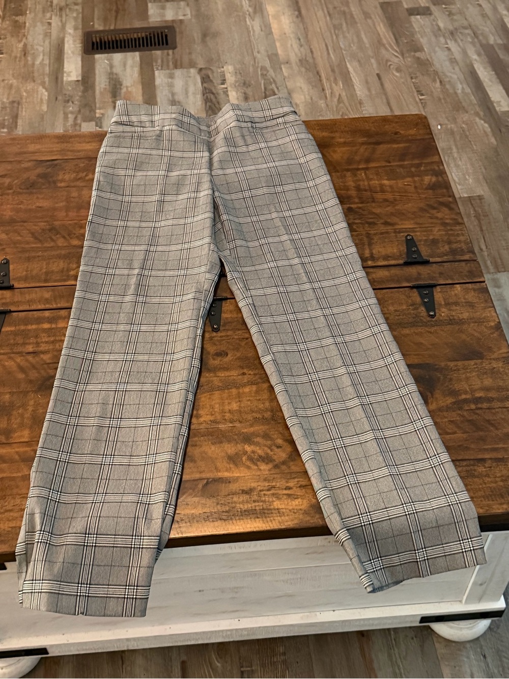 Women’s Gray/Black Plaid Dress Pants size S